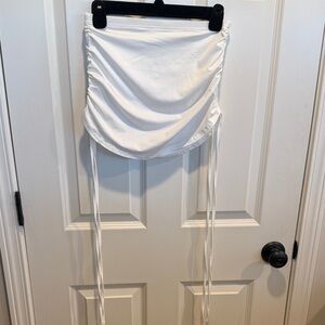 SHEIN Elegant White Skirt